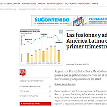 Las fusiones y adquisiciones en Amrica Latina crecieron 10% en el primer trimestre